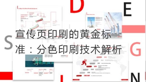 Gold standard for leaflet printing: Analysis of color separation printing technology
